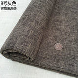 100cm*148cm Solid Color Thick Coarse Linen Sofa Fabric Cotton and Linen Curtain Tablecloth DIY Polyester Linen Fabric 400-500g/m