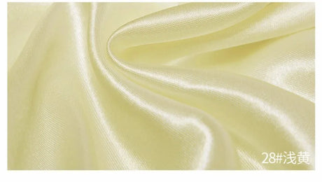 0.5m/1m/2m Satin Fabric Lining Soft and Shiny Silk-Like Material,for Clothing and Lining, Garments, DIY Craft, and Gift Wrapping