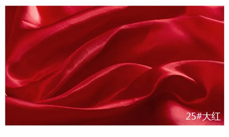 0.5m/1m/2m Satin Fabric Lining Soft and Shiny Silk-Like Material,for Clothing and Lining, Garments, DIY Craft, and Gift Wrapping