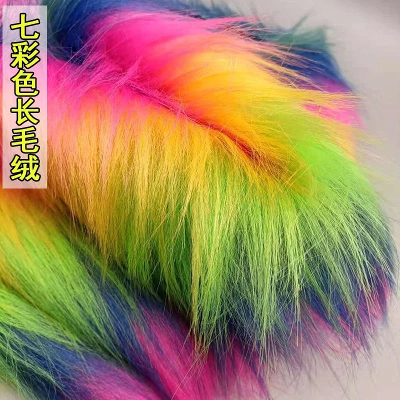 35Colours 12cm Imitation Plush Fur Fabric For DIY Photo Props chair decorative background Plush mat animal toy doll fabric