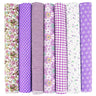 7Pcs 20" x 20" Cotton Fabric DIY Making Supplies Quilting Patchwork Fabric Fat Quarter Bundles DIY for Quilting Patchwork