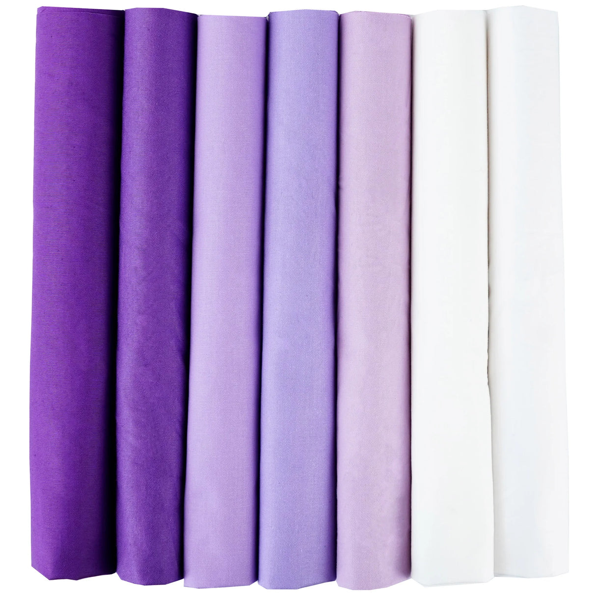 7PCS 25 x 25cm/50 x 50cm Squares Cotton Craft Plain Fabric Cloths for DIY Bundle Patchwork Quilting Sewing Scrapbooking Artcraft