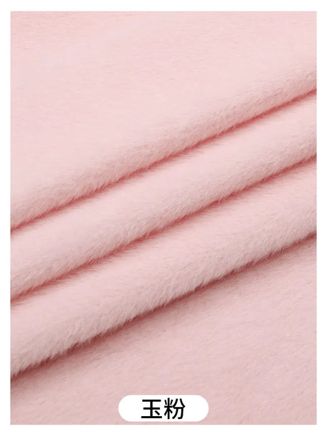 50x50cm 5mm Soft Breathable Elastic Faux Fur Fabric for Sewing Plush Toy Doll Scarf Hat Decorative Cloth Handmade DIY Fabrics