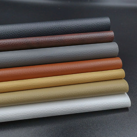 7pcs Wholesale Litchi PU Faux Leatherette Sweing Fabric Leather Systhetic Sheets Bow Bag DIY Earring Handmade Decor 20*15cm