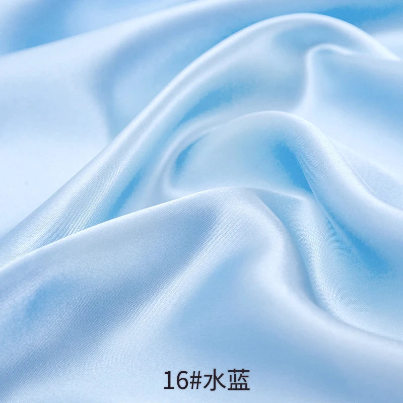 0.5m/1m/2m Satin Fabric Lining Soft and Shiny Silk-Like Material,for Clothing and Lining, Garments, DIY Craft, and Gift Wrapping