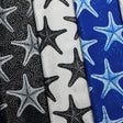 Sea Star Polyester Spandex Fabric - Multi-Color Sea Star Print, 58/60" Width (1 Yard)