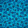Sea Turtles With Traditional Polynesian Tattoo Patches Rayon Fabric - Taupe/Maroon/Black, 36" X 45" (1 Yard)