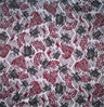 Sea Turtles W Traditional Polynesian Tattoo Patches Rayon Fabric - Taupe/Maroon/Black, 36" Width (1 Yard)