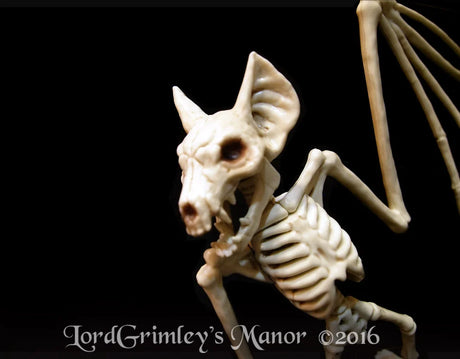 Bonez Small Biting Bat Skeleton