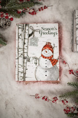 Snowman/Cardinal Christmas Block