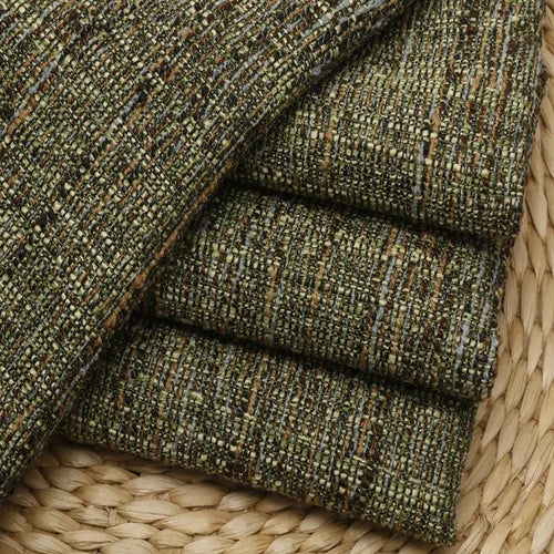 Thickened Coating Coarse Cotton and Linen Sofa Fabric DIY Solid Color Coarse Fabric Home Cushion Sofa Soft Bag Background Fabric
