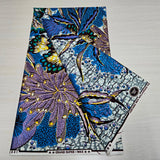 African cotton wax prints fabric, grand super Hollandais wax fabric, golden wax glitter, 6 yards per piece