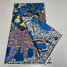 African cotton wax prints fabric, grand super Hollandais wax fabric, golden wax glitter, 6 yards per piece