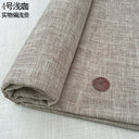100cm*148cm Solid Color Thick Coarse Linen Sofa Fabric Cotton and Linen Curtain Tablecloth DIY Polyester Linen Fabric 400-500g/m