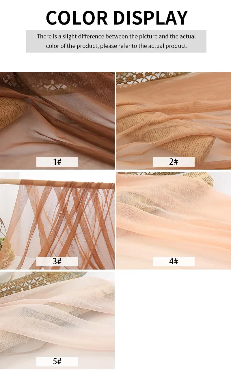 0.5m/1m/5m Soft Power Stretch Mesh Fabric for Sewing Dance Dresses Bridal Dress Backing Tight Performance Costumes Mosquito Net