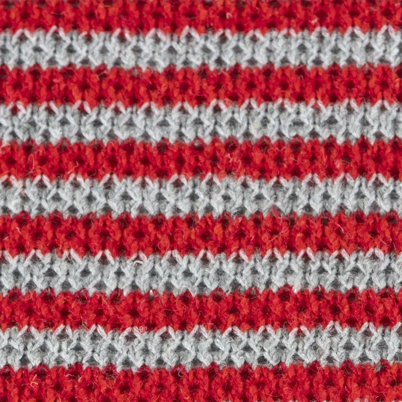 100x50cm Pure Cotton Striped Knitted Fabric For Winter Sweaters, Toy Clothes, Pillow, Cushion Handmade DIY Sewing Fabric TJ20741