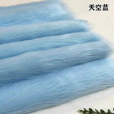 Purple Blue Colour Imitation Fox Fur Fabric 50*50CM For DIY Sewing Coat Homedecor Pillow Faux Fur Fabric
