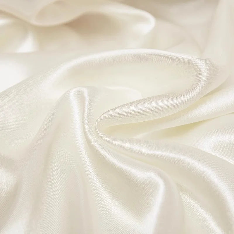 0.5m/1m/2m Satin Fabric Lining Soft and Shiny Silk-Like Material,for Clothing and Lining, Garments, DIY Craft, and Gift Wrapping