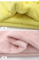 8mm Imitation Rabbit Fur Fabric Soft Short Plush For Warm Scarf, Doll,DIY Plush Toys Fabric Background Display Cloth 50x50cm/1m