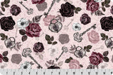 Cuddle Fabric Secret Crush Black Cherry Digital Minky