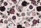 Cuddle Fabric Secret Crush Black Cherry Digital Minky