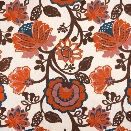 Embroidered Fabric Secret Garden Crewel Curtain Fabric
