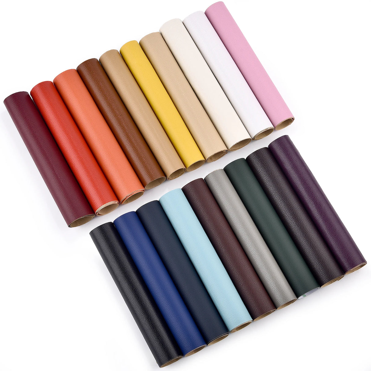 25*60 Cm Self Adhesive Leather Litchi Peel PU Leather Synthetic Superstrong Viscosity Crafts Repair Patch Sutureless