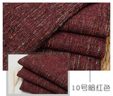 Thickened Coating Coarse Cotton and Linen Sofa Fabric DIY Solid Color Coarse Fabric Home Cushion Sofa Soft Bag Background Fabric