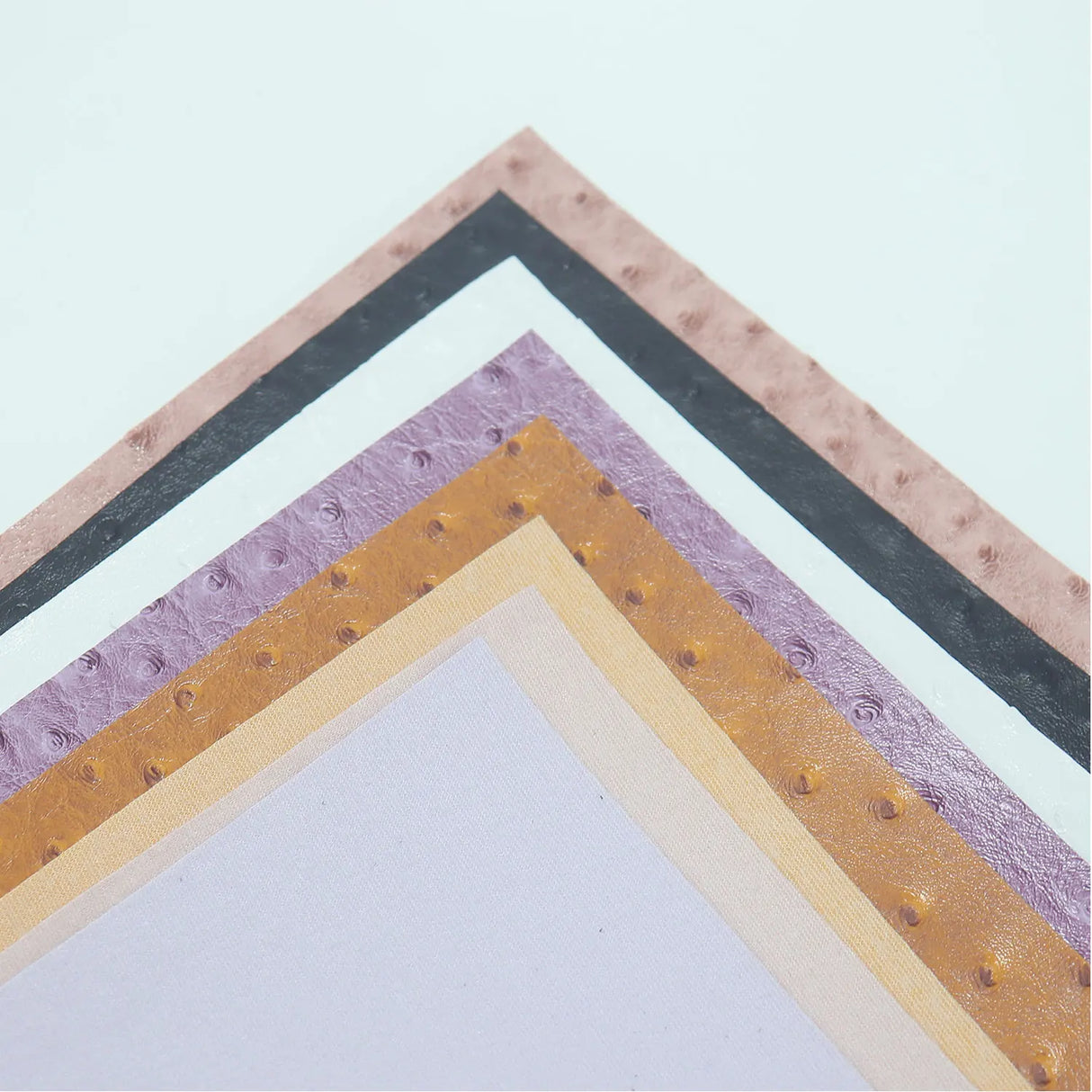 30x68cm Ostrich Patterned Faux Leather Vinyl Fabric Embossed PVC Raised Particles for Handicrafts Bags Keychain Earrings Wallet