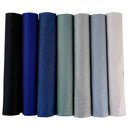 7PCS 25 x 25cm/50 x 50cm Squares Cotton Craft Plain Fabric Cloths for DIY Bundle Patchwork Quilting Sewing Scrapbooking Artcraft