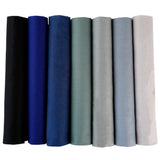 7PCS 25 x 25cm/50 x 50cm Squares Cotton Craft Plain Fabric Cloths for DIY Bundle Patchwork Quilting Sewing Scrapbooking Artcraft