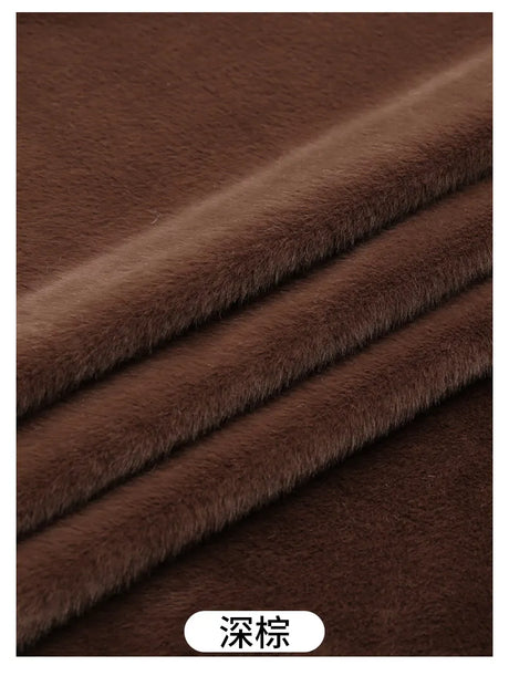 50x50cm 5mm Soft Breathable Elastic Faux Fur Fabric for Sewing Plush Toy Doll Scarf Hat Decorative Cloth Handmade DIY Fabrics