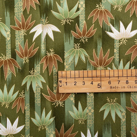 50x145cm Japanese Kimono Bronzed Fabric Sushi Cherry Blossoms Print Cotton Cloth DIY Materials Patchwork Accessories for Sewing