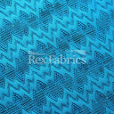 Seismic Lace Nylon Spandex Lace Fabric - 4-Way Stretch Chevron Pattern, 58/60" Width, 6 Colorways (1 Yard)