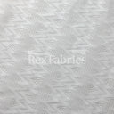 Seismic Lace Nylon Spandex Lace Fabric - 4-Way Stretch Chevron Pattern, 58/60" Width, 6 Colorways (1 Yard)