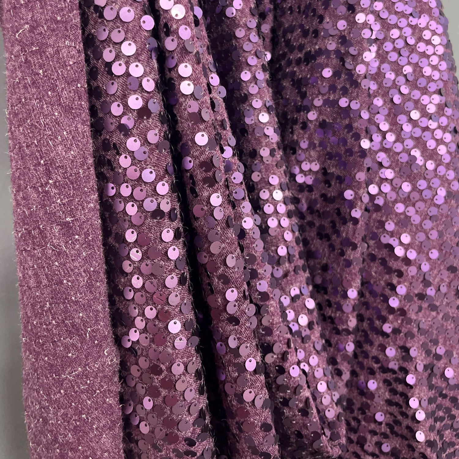 Sequined Polyester Jersey Net Mesh Fabric 4-Way Stretch
