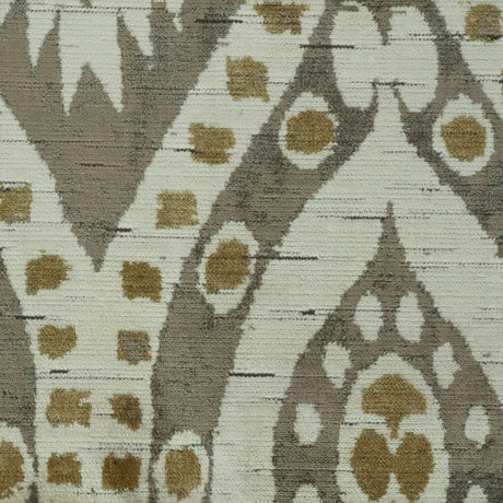 Cut Velvet Upholstery Fabric Seraphina Modern Large Scale