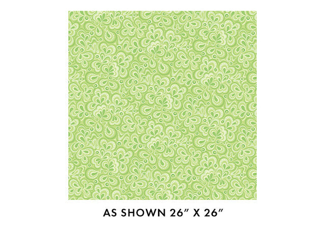 Cotton Wideback Fabric Serenade Stream Green