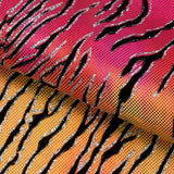 Foil Glittered Flocked Stretch Spandex