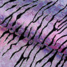 Serengeti Foil Glittered Flocked Stretch Spandex Fabric - Lime/Green, Yellow/Hot Pink, Purple/Hot Pink, 56/58" Width (1 Yard)