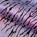 Foil Glittered Flocked Stretch Spandex