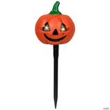 Set of 3 Lighted Jack-o-Lantern Halloween Pathway Markers