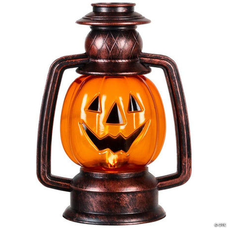 RADYAN Set of 3 Flickering Jack-O-Lantern Pathway Markers for Halloween shown in a clear product image