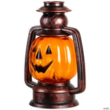 Set of 3 Orange Flickering Halloween Jack O’ Lantern Pathway Markers Outdoor Decor
