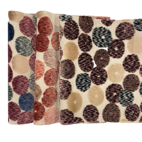 Cut Velvet Upholstery Fabric Sevilla Geometric Pattern