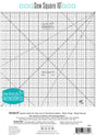 Plastic Quilting Ruler 10in Square Clear
