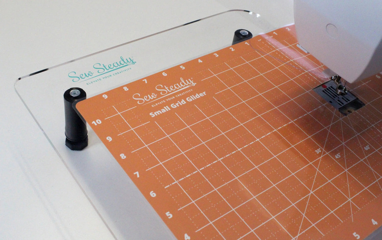 Plastic Grid Glider Sewing Mat 11in x 14in