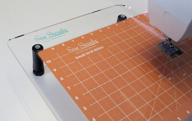 Plastic Grid Glider Sewing Mat 11in x 14in