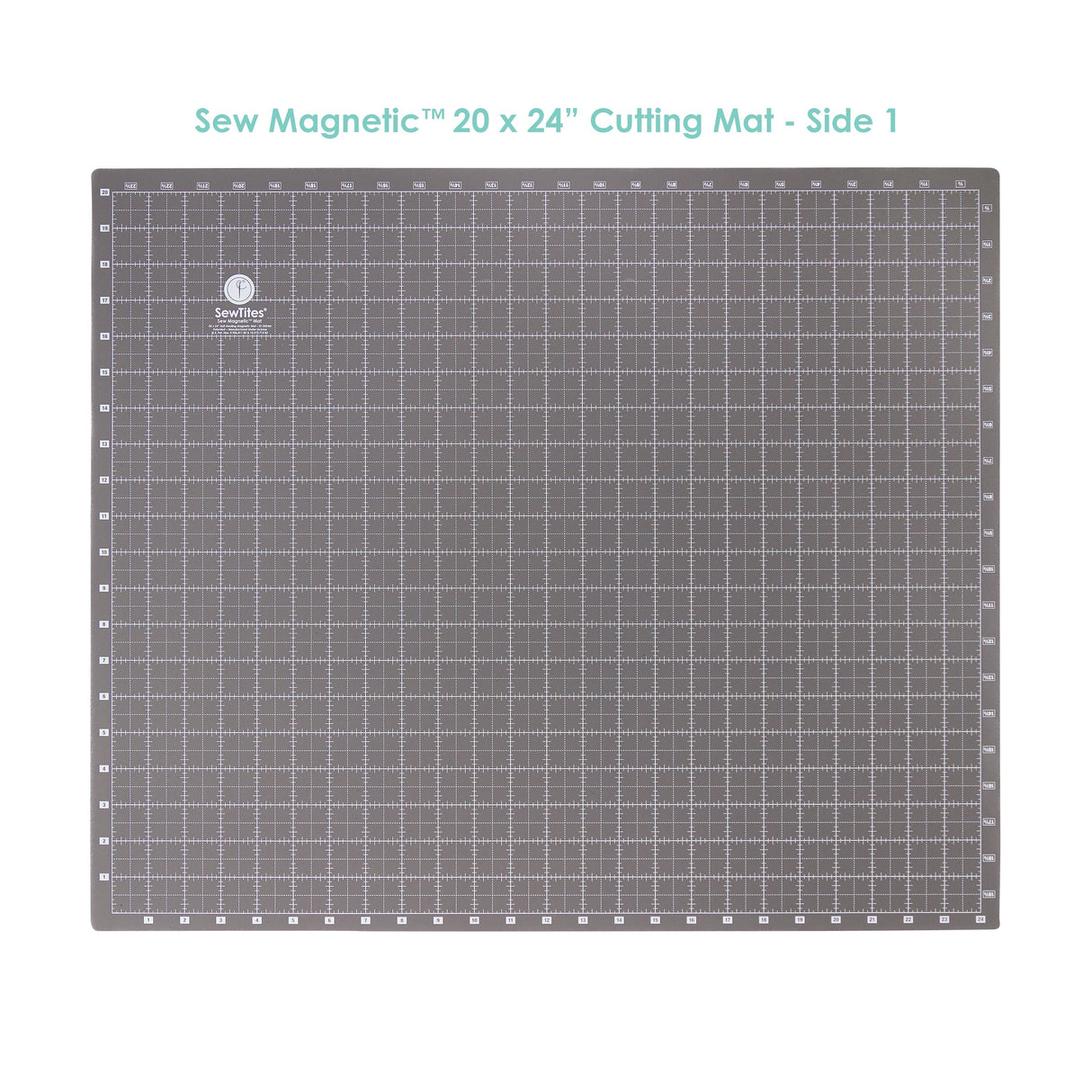 Sew Magnetic Self-Healing Cutting Mat - Double-Sided Magnetic Cutting Mat, 20" X 24", Right-Handed, Left-Handed (1 Unit)