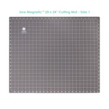 Sew Magnetic Self-Healing Cutting Mat - Double-Sided Magnetic Cutting Mat, 20" X 24", Right-Handed, Left-Handed (1 Unit)